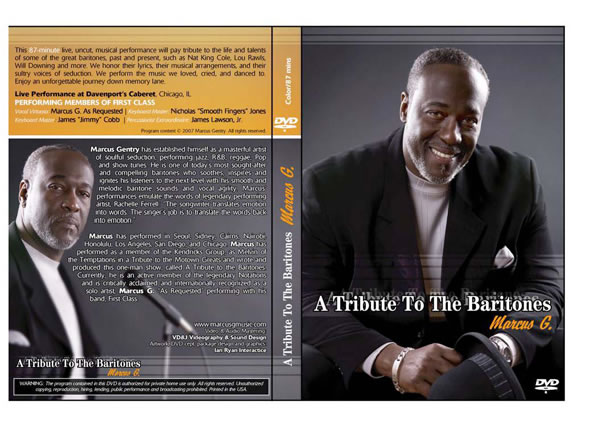 Marcus Gentry - A Tribute To The Baritones DVD